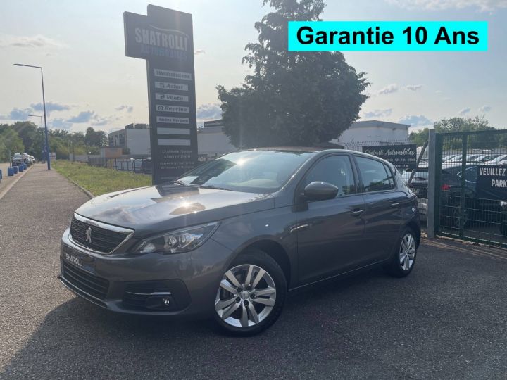 Peugeot 308 1.2 110ch Active Business 1erMain GPS CarPlay DistriNeuf TVA20% 8,250Euro H.T. GRIS - 1