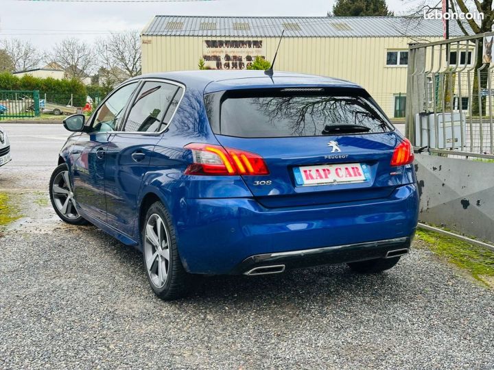 Peugeot 308 1.6 Blue-HDi GT Line Garantie 12 mois Bleu - 2