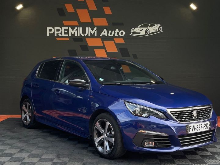 Peugeot 308 E6.3 130 Cv EAT8 Gt-Line Sport Sound Boite Automatique Bleu - 2