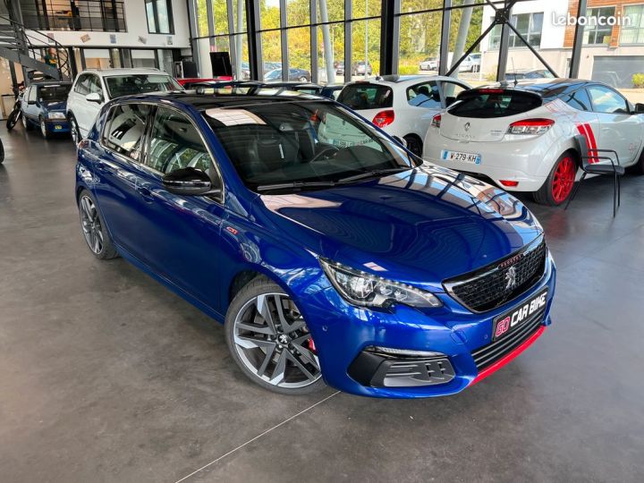 Peugeot 308 GTI Entretien exclusif chez Garantie 6 ans Toit pano Camera 360 Sono Denon 419-mois Bleu - 3