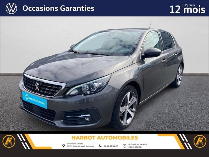 Peugeot 308 ii Puretech 110ch s&s bvm6 tech edition Gris foncé - 1