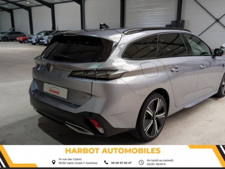 Peugeot 308 SW 1.5 bluehdi 130cv eat8 gt + toit pano + sieges chauffants Gris artense - 4