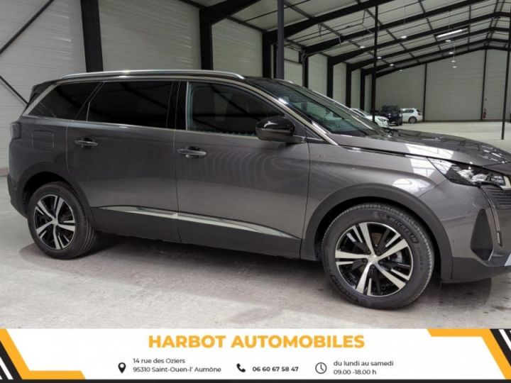 Peugeot 5008 1.2 puretech 130cv eat8 7pl gt + sieges chauffants + hayon mains libres Gris platinium / toit noir - 1