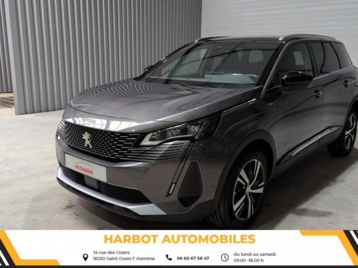 Peugeot 5008 1.2 puretech 130cv eat8 7pl gt + sieges chauffants + hayon mains libres Gris platinium / toit noir - 2