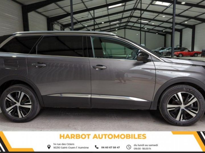 Peugeot 5008 1.2 puretech 130cv eat8 7pl gt + sieges chauffants + hayon mains libres Gris platinium / toit noir - 3