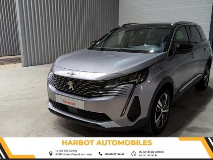 Peugeot 5008 1.5 bluehdi 130cv eat8 7pl allure pack + sieges chauffants + hayon mains libres Gris artense / toit noir - 2