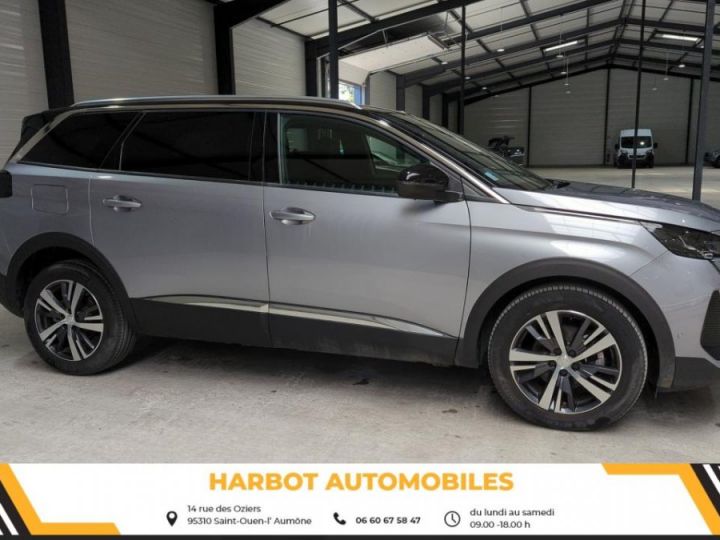 Peugeot 5008 1.5 bluehdi 130cv eat8 7pl allure pack surequipe Gris artense / toit noir - 1