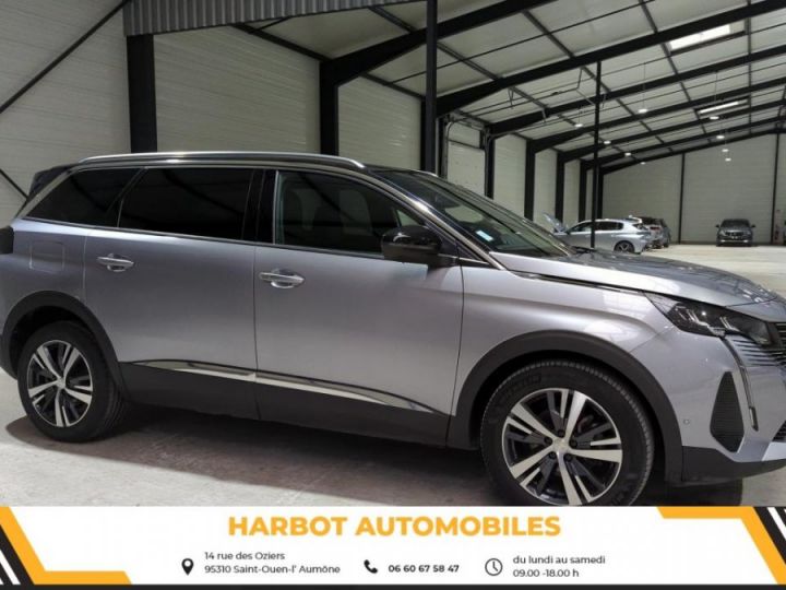 Peugeot 5008 1.5 bluehdi 130cv eat8 7pl allure pack surequipe Gris artense / toit noir - 1