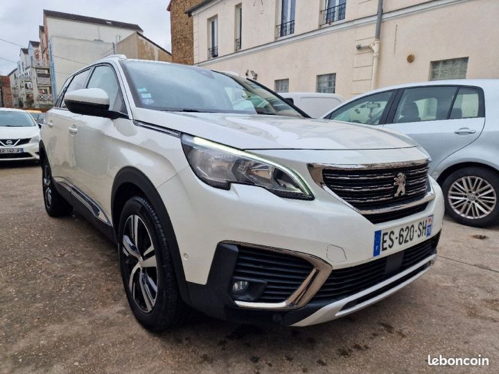 Peugeot 5008 essence 130ch allure 96000km 7places garantie 12-mois Blanc - 2