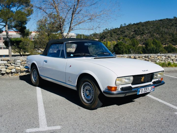 Peugeot 504 PEUGEOT 504 V6 CABRIOLET PININFARINA 136 CH Blanche - 7