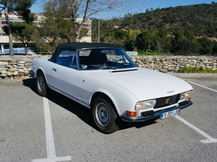 Peugeot 504 PEUGEOT 504 V6 CABRIOLET PININFARINA 136 CH Blanche - 6