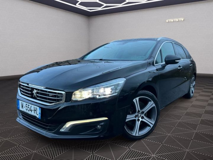 Peugeot 508 SW 2.0 BLUEHDI 180 GT LEDS CUIR TOIT Noir - 1