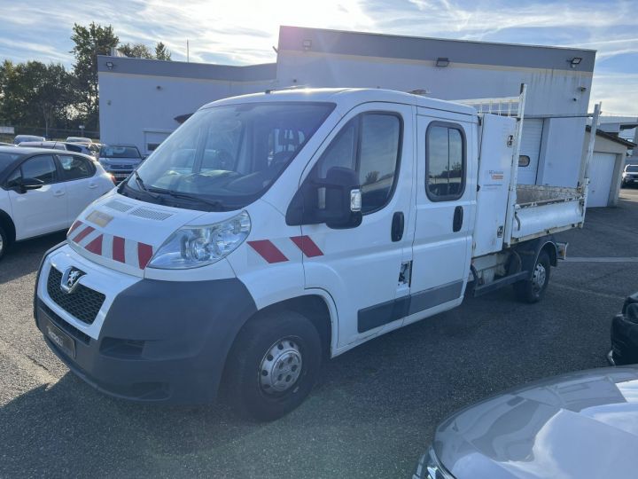 Peugeot Boxer II 2.2 HDi 110ch Camion Benne 7 Places Double Cabine TVA20% 6,500€ H.T BLANC - 4