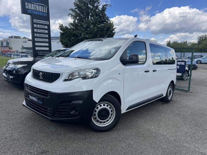 Peugeot EXPERT 1.5 BlueHDi 120ch 9 Places Cuir Attélage TVA20% 24,750€ H.T. BLANC - 1