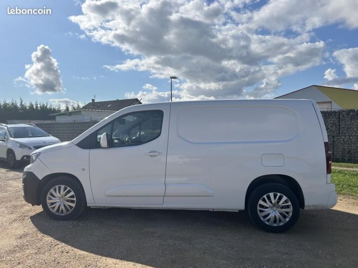 Peugeot Partner FOURGON LONG 950 KG BLUEHDI 130 S&S BVM6 ASPHALT Blanc - 3