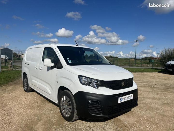 Peugeot Partner FOURGON LONG 950 KG BLUEHDI 130 S&S BVM6 ASPHALT Blanc - 7