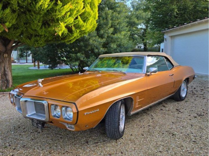 Pontiac Firebird cabriolet 1969 Doré - 1