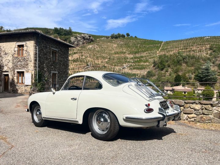 Porsche 356 Modèle BT6, Motorisation Super90 Blanc Nacré - 4