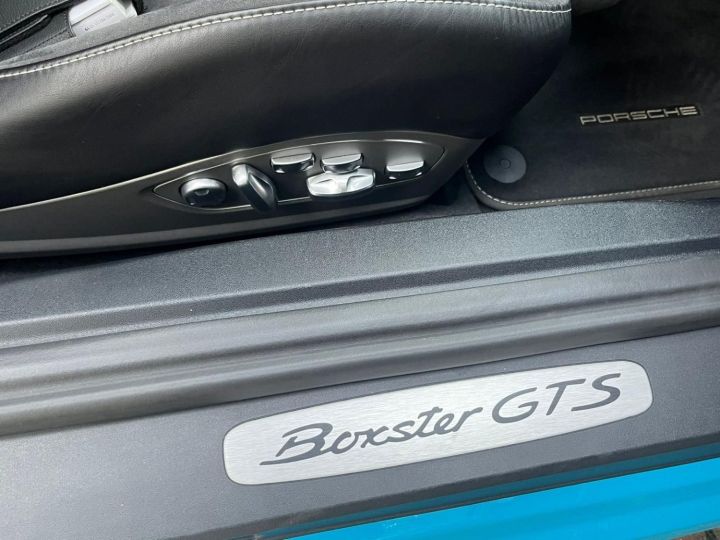 Porsche 718 Boxster GTS 366ch Bleu Riviera PTS FULL OPTIONS GARANTIE 12 MOIS BLEU RIVIERA PTS - 10