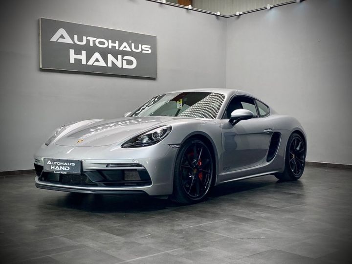 Porsche 718 Cayman 718 2.5 GTS 366 Ch PDK/CHRONO/ GPS / PASM / PSE / Garantie 12 Mois Prémium Gris Argent - 1