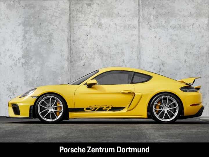 Porsche 718 Cayman GT4 420 BM6 , PCCB , Carbon , LED,, Caméra , BOSE , CHRONO, SPORT+ , PASM , PTV , PSE , PDLS+, Porsche Approved 12 Mois Jaune - 3