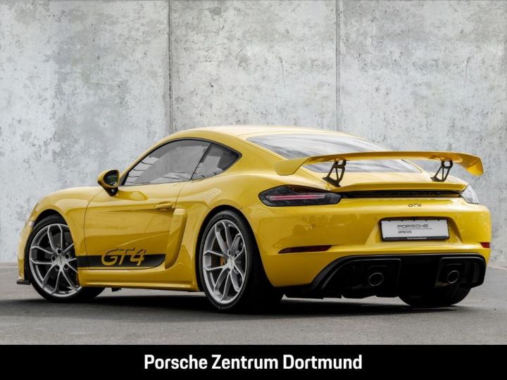 Porsche 718 Cayman GT4 420 BM6 , PCCB , Carbon , LED,, Caméra , BOSE , CHRONO, SPORT+ , PASM , PTV , PSE , PDLS+, Porsche Approved 12 Mois Jaune - 4