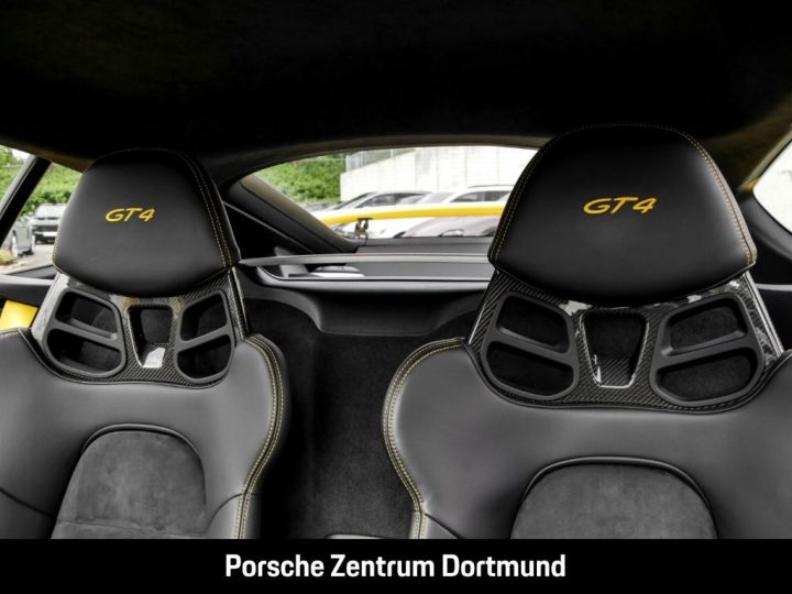 Porsche 718 Cayman GT4 420 BM6 , PCCB , Carbon , LED,, Caméra , BOSE , CHRONO, SPORT+ , PASM , PTV , PSE , PDLS+, Porsche Approved 12 Mois Jaune - 14