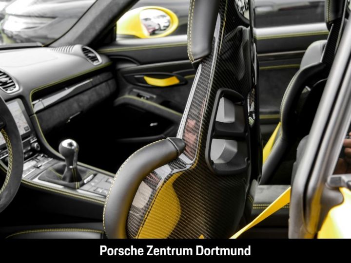 Porsche 718 Cayman GT4 420 BM6 , PCCB , Carbon , LED,, Caméra , BOSE , CHRONO, SPORT+ , PASM , PTV , PSE , PDLS+, Porsche Approved 12 Mois Jaune - 19