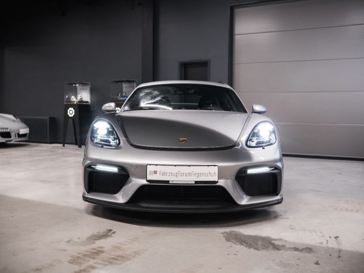 Porsche 718 Cayman GT4 420 BM6 , PCCB, Carbon, LED,, Caméra , CHRONO, PASM , PTV , PSE , PDLS+, Porsche Approved 10/2024 Gris Argent - 3