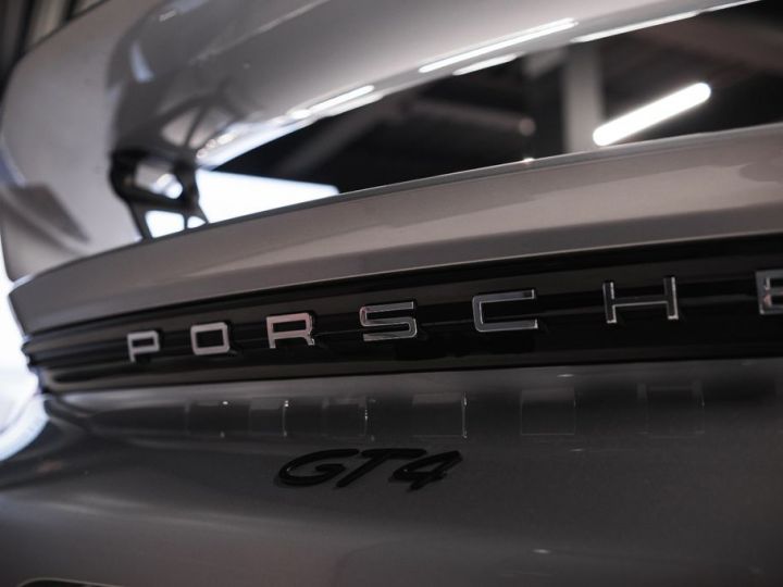 Porsche 718 Cayman GT4 420 BM6 , PCCB, Carbon, LED,, Caméra , CHRONO, PASM , PTV , PSE , PDLS+, Porsche Approved 10/2024 Gris Argent - 10