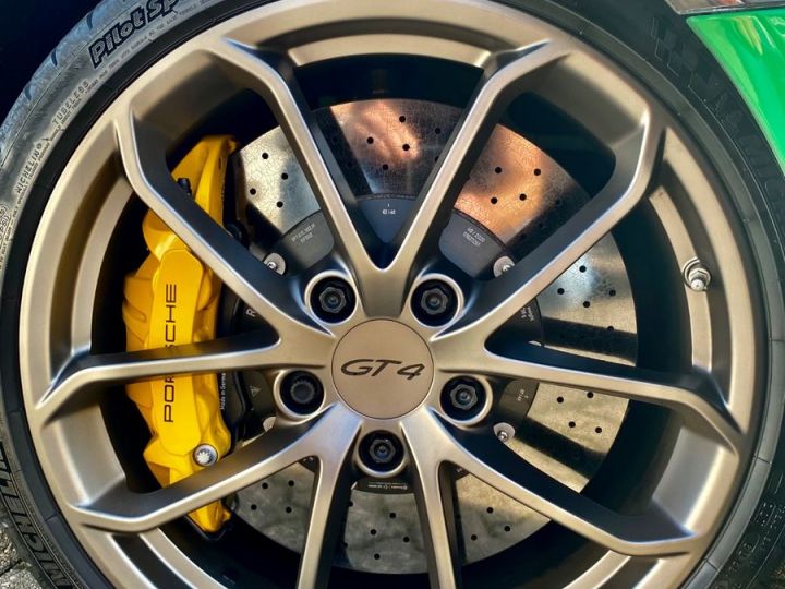 Porsche 718 Cayman GT4 PDK CLUBSPORT PCCB BOSE CARBONE RACETEX CHRONO VERT PYTHON GARANTIE PORSCHE 2025 VERT PYTHON - 9