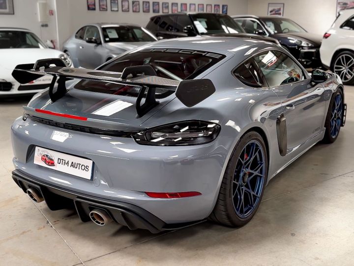 Porsche 718 Cayman GT4 RS Pack Weissach 4.0 L 500 Ch PDK 1° Main FR TVA Gris Arctique - 48