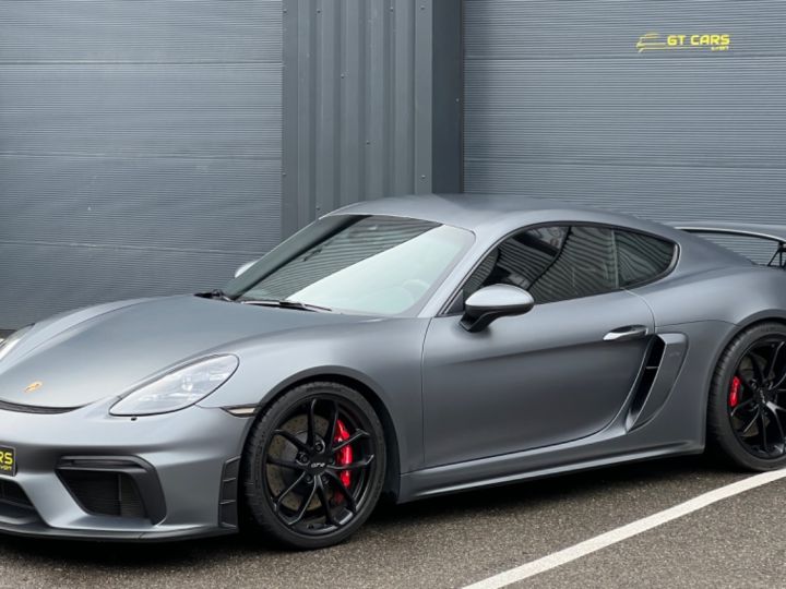 Porsche 718 Cayman Porsche 718 Cayman GT4 PDK - LOA 1 592,17 Euros Par Mois - 1e Main - Pack Clubsport - Bose - Pack Carbone - échappement Sebring - PPF Gris Mat - 4