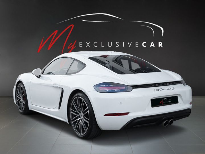 Porsche 718 Cayman Porsche 718 Cayman S 350 Ch PDK - Garantie 12 Mois - Carnet D'entretien Porsche - Très Bon état - Pack Sport Chrono - Système Audio BOSE - Sièges Cuir Blanc - 7