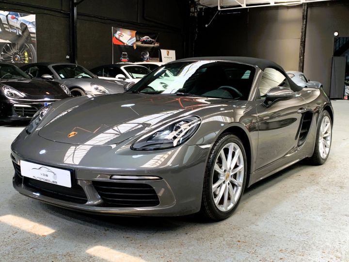 Porsche 718 PORSCHE 718 BOXSTER PDK / CHRONO / ECHAP / 33000 KMS / SUPERBE Gris Quartz - 1