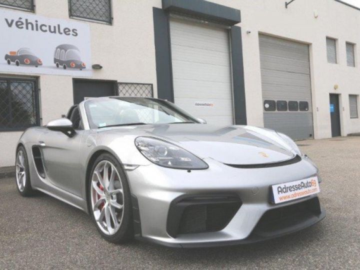 Porsche 718 Spyder 4.0 420CV BVM6     Essence GRIS ARGENT - 2