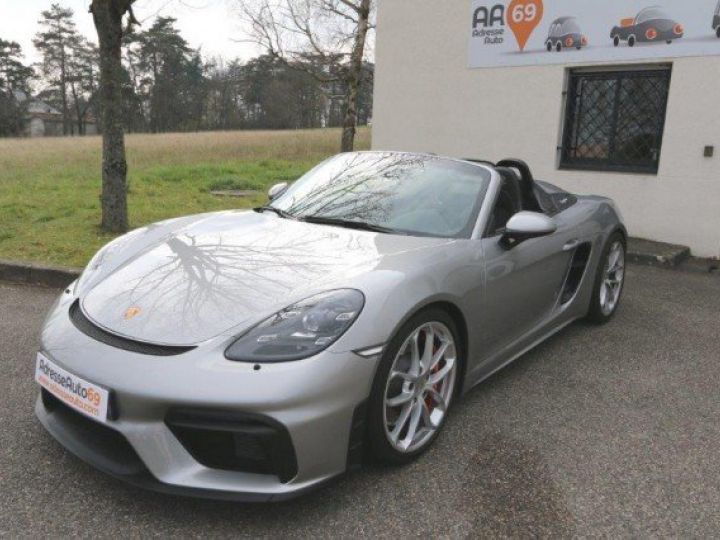 Porsche 718 Spyder 4.0 420CV BVM6     Essence GRIS ARGENT - 8