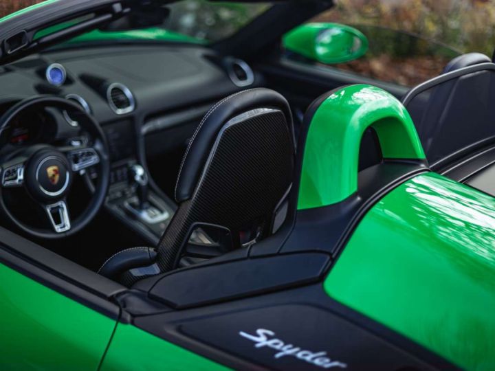 Porsche 718 Spyder PDK-Chronos-Python Green- Approuved- Vert - 26