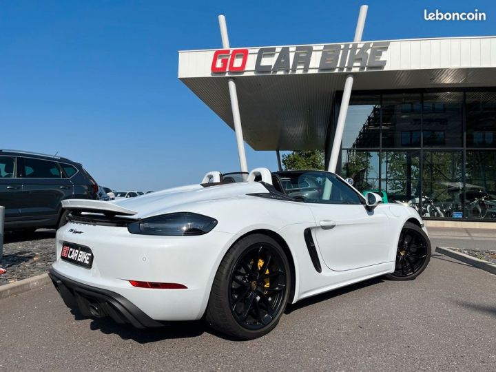 Porsche 718 Syder 420 ch Ceramique Baquet Carbone Echap Bose PASM Alcantara Approved 20P 1195-mois Blanc - 2