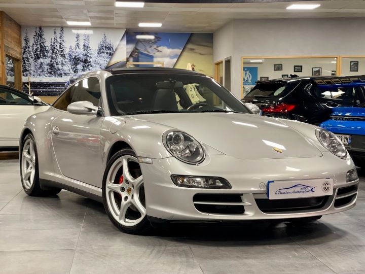 Porsche 911 3.6 325 TARGA 4 gris clair métal - 7
