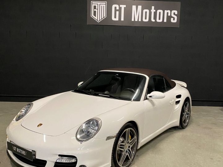 Porsche 911 911 TURBO Cabriolet Boite Mécanique Blanc - 2