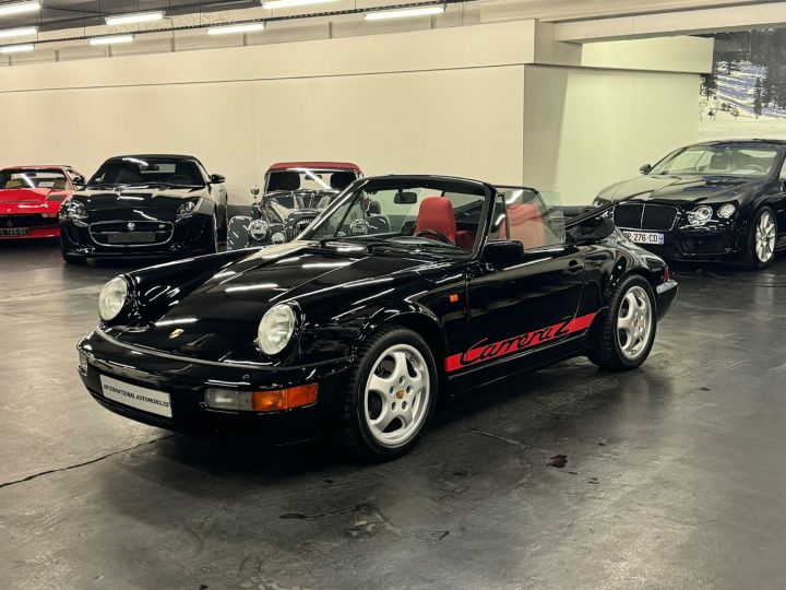 Porsche 911 (964) CABRIOLET CARRERA 2 Schwarz - 15