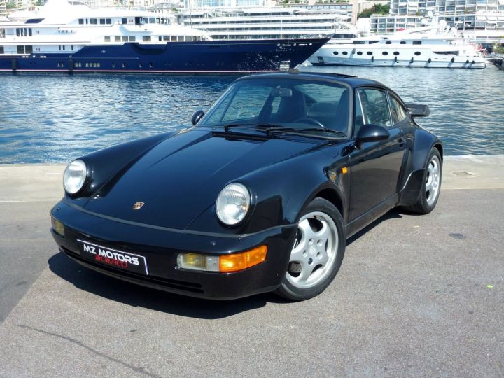 Porsche 911 965 TURBO 3.3 Noir Metal Vendu - 3