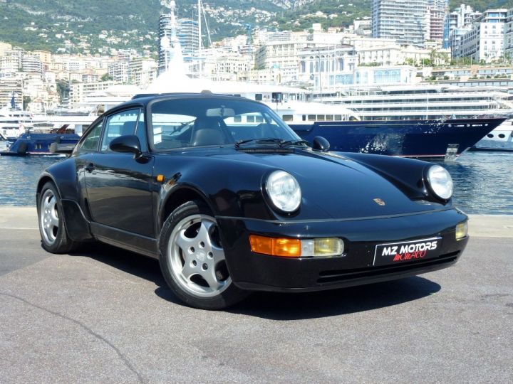 Porsche 911 965 TURBO 3.3 Noir Metal Vendu - 5