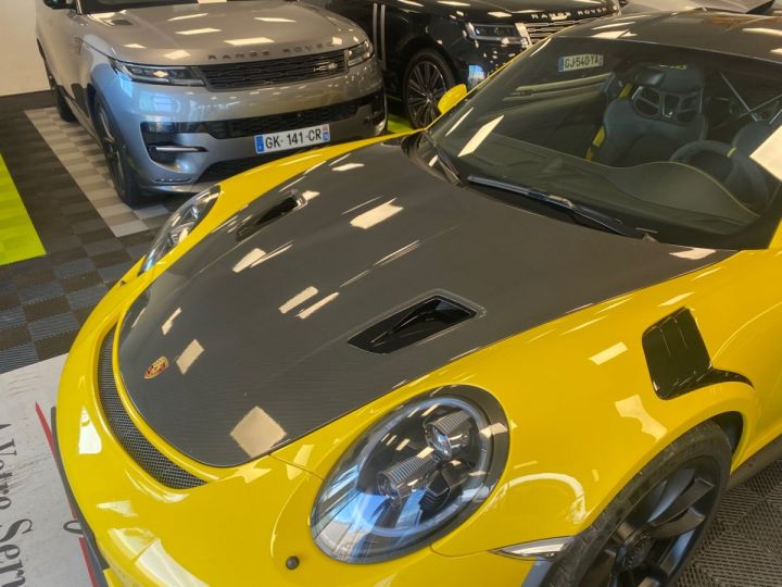 Porsche 911 991.2 520 CV GT3 RS PDK TVA Carbone Malus Inclus Pack Clubsport PDLS LIFT Full Cuir Alacantara Jaune - 19