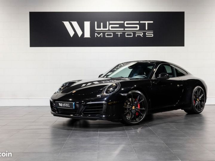 Porsche 911 991.2 Carrera S 3.0 420 Immat France Toit Ouvrant Chrono PDLS+ Bose Echapp Sport 992EMOIS Noir - 1