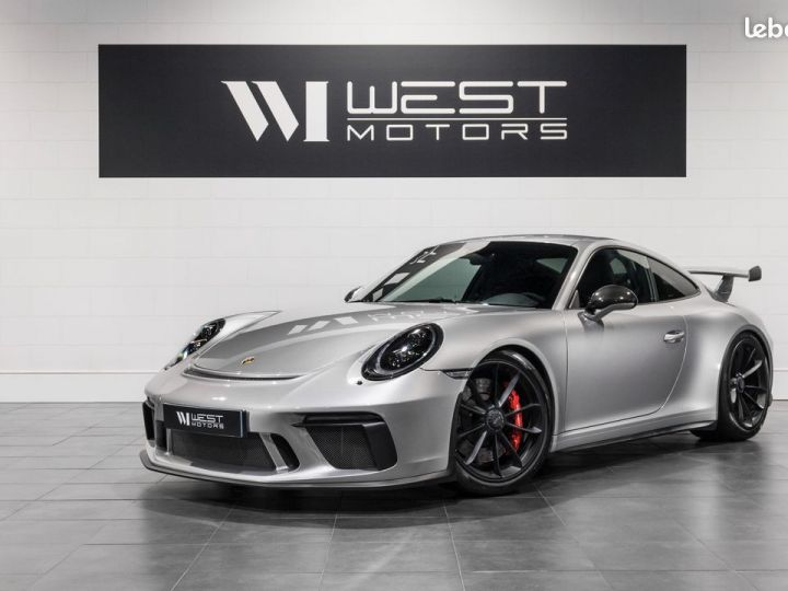 Porsche 911 991.2 GT3 4.0 500 – Française Clubsport Chrono Baquets PDLS Cam. Recul 90L 1529EMOIS Argent - 1