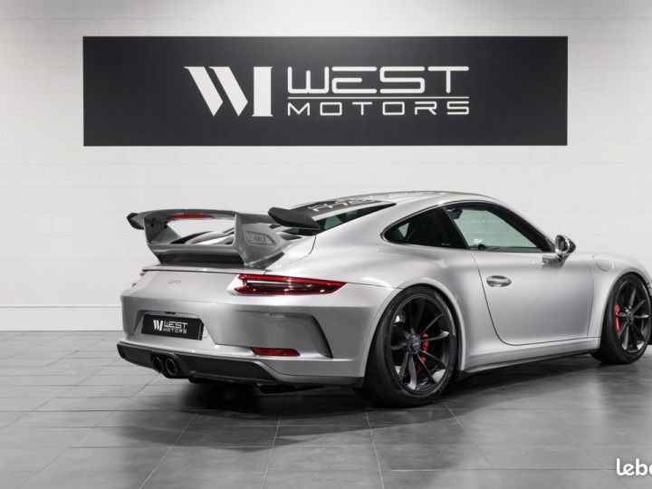 Porsche 911 991.2 GT3 4.0 500 – Française Clubsport Chrono Baquets PDLS Cam. Recul 90L 1529EMOIS Argent - 4