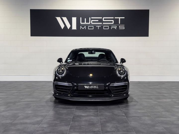 Porsche 911 991.2 Turbo S 3.8 580 – 1°Main Française Toit Pano PDLS+ Carbone Sièges ventilés 1554EMOIS Noir - 2