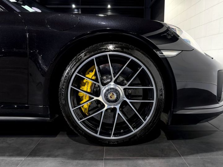 Porsche 911 991.2 Turbo S 3.8 580 – 1°Main Française Toit Pano PDLS+ Carbone Sièges ventilés 1554EMOIS Noir - 6